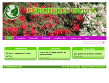 Tablet Screenshot of pepinieres-cotte.com